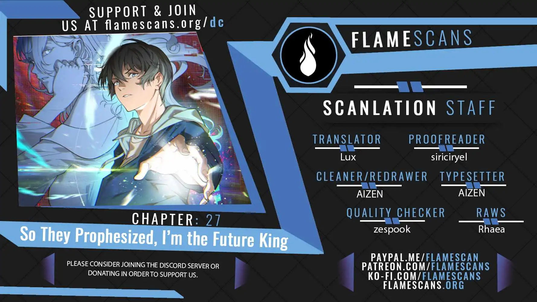 They say i'm the future king Chapter 27 1